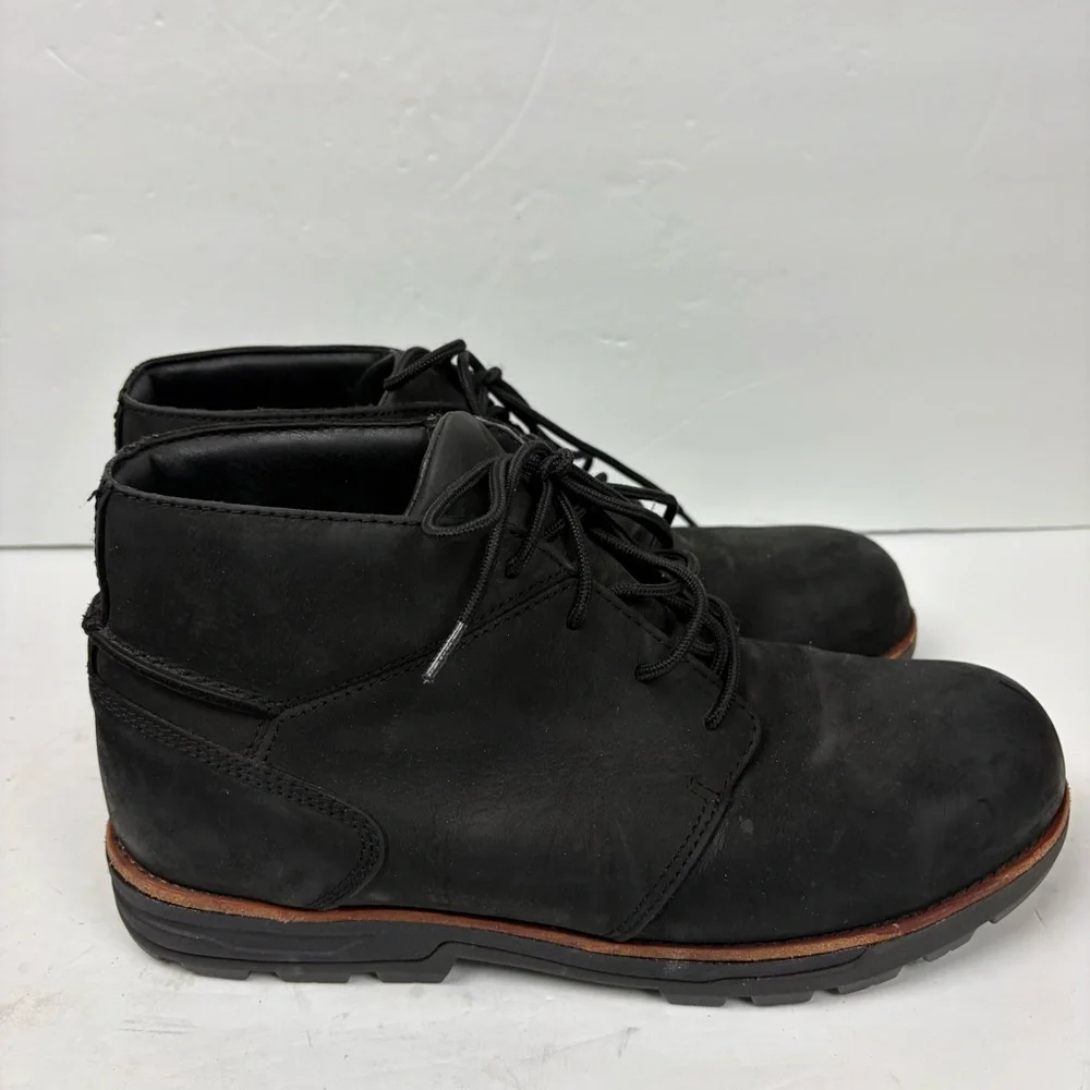 Worx By Red Wing #5407 Mens Black Leather Steel Toe Chukka Boots Size 10W2
